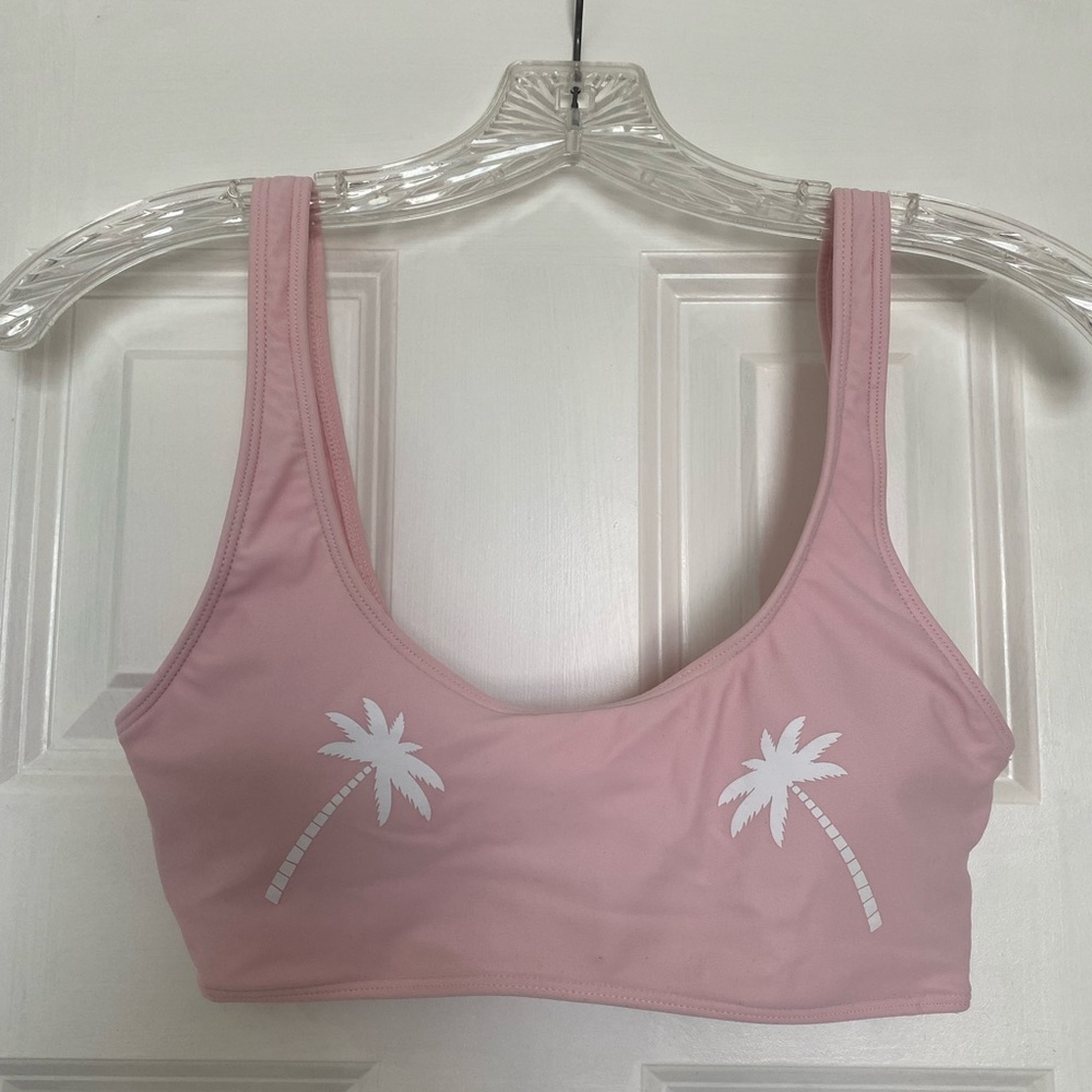 F21 Palm Tree Bikini Top